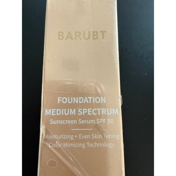 BARUBT Foundation Medium Spectrum Sunscreen Serum SPF 50 1.4fl oz color changing - Picture 4 of 7
